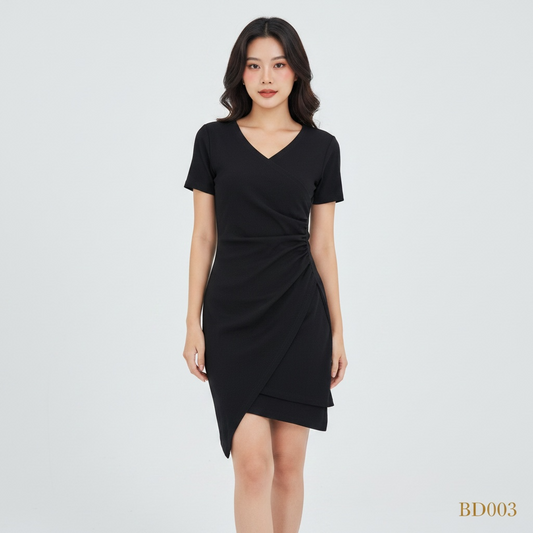 Chic Wrap Mini Dress