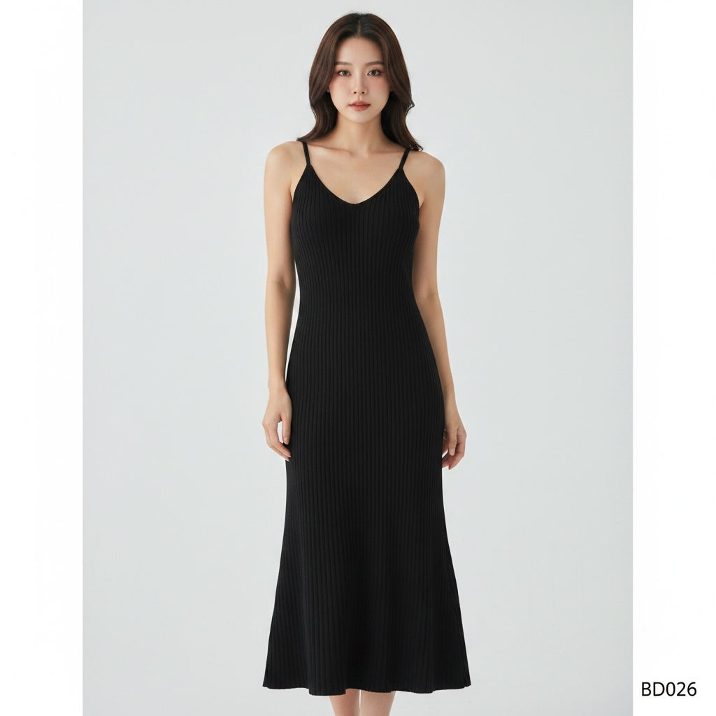 Essential Ribbed Maxi Dress