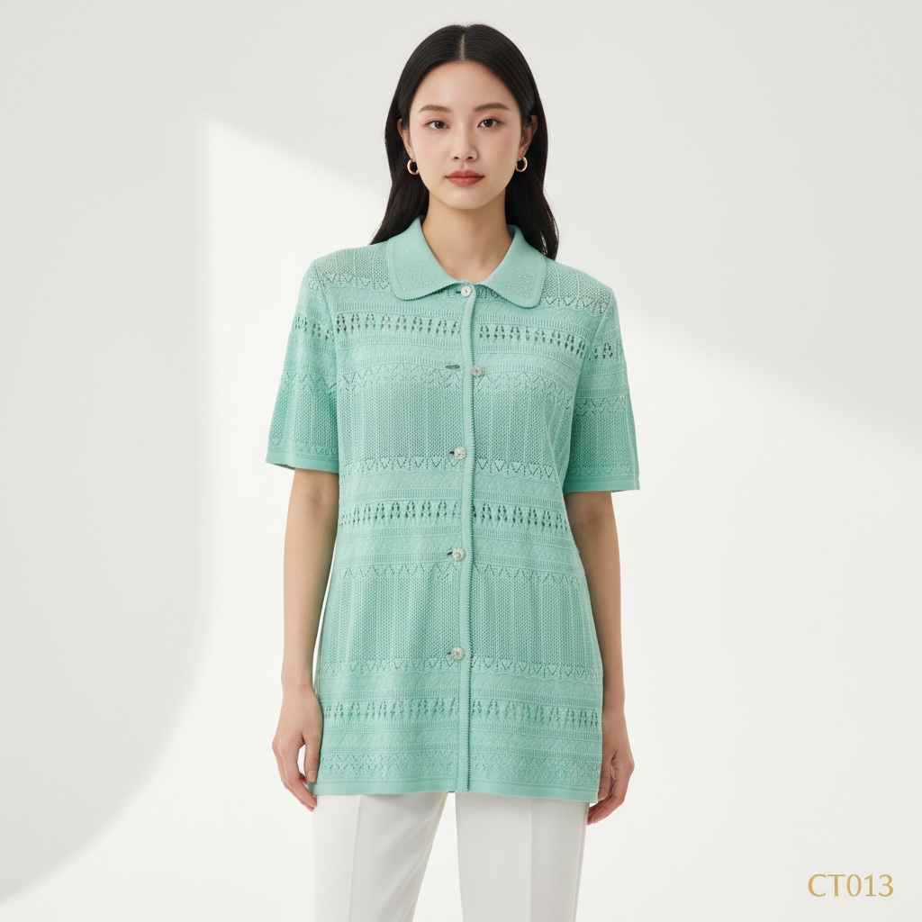 Mint Green Knit Shirt