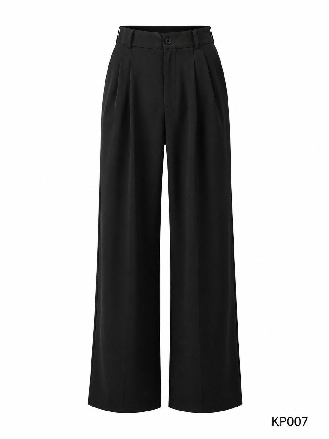 Classic Korean Wide-Leg Trousers