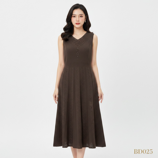 Mocha Charm Knit Dress