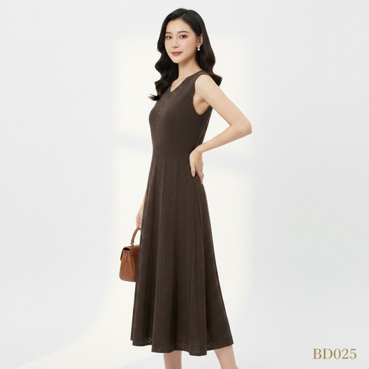 Mocha Charm Knit Dress