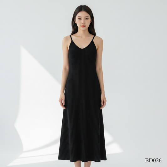 Essential Ribbed Maxi Dress