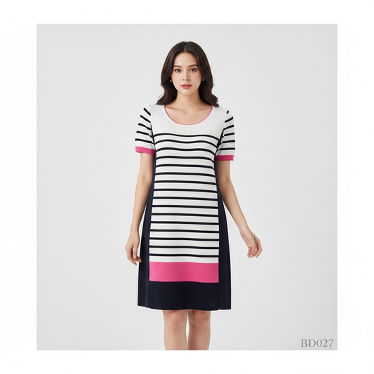 Striped Knit Dress