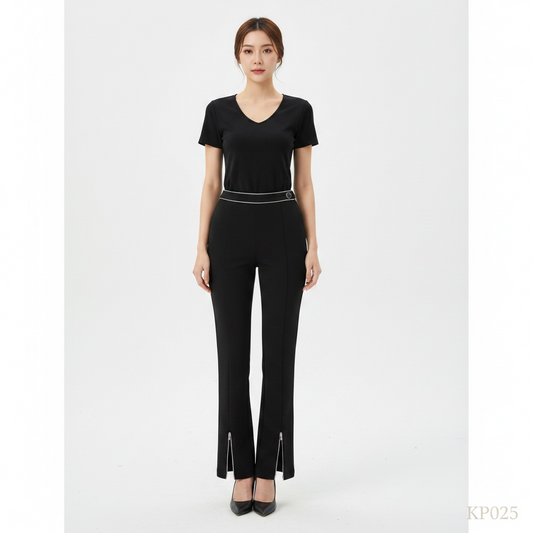 Premium Black Detail Pants